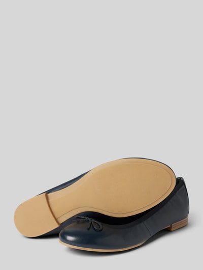 Tamaris Ballerina's in effen design Marineblauw - 3