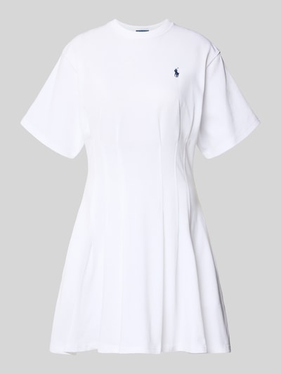 Polo Ralph Lauren Leicht ausgestelltes Sweatkleid aus reiner Baumwolle Weiss 2