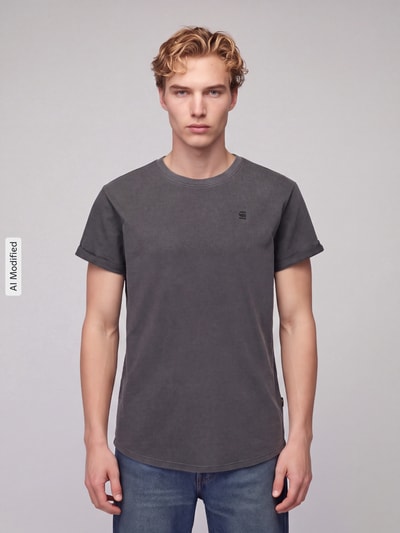 G-Star RAW Relaxed Fit T-Shirt aus reiner Baumwolle Modell 'Lash washed' Black 4