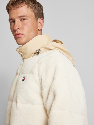 Tommy Jeans Jacke mit Teddyfell Offwhite 3