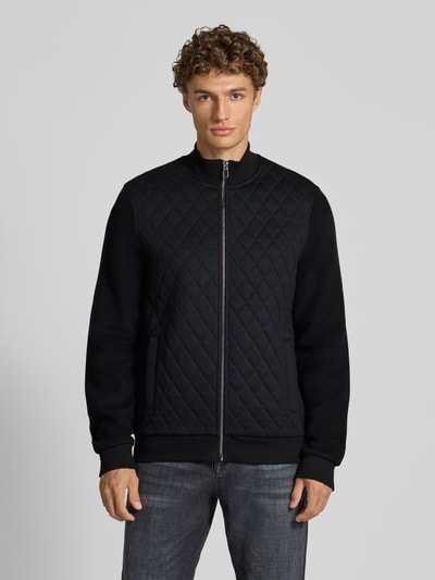 JOOP! Collection Sweatjacke mit Steppnähten Modell 'Tyrone' Black 4