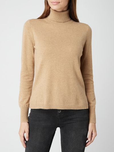 J CREW Rollkragenpullover aus Kaschmir  Camel Melange 4