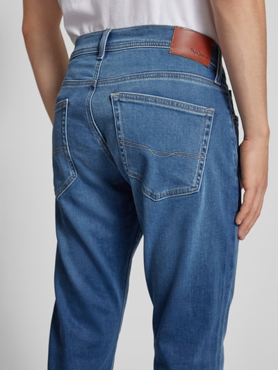 Pepe Jeans Slim Fit Jeans im 5-Pocket-Design Modell 'Gymdigo' Jeansblau 3