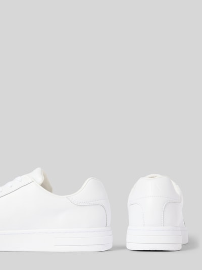 ARMANI EXCHANGE Ledersneaker mit Label-Prägung Modell 'ACTION' Weiss 2