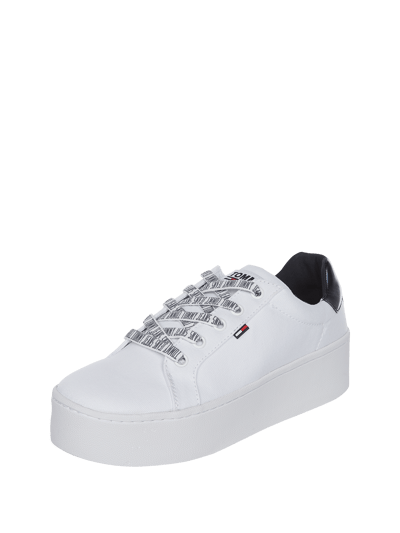 Tommy Jeans Sneaker van canvas  Wit - 1