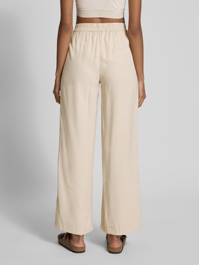 Only Spodnie szerokie z mieszanki wiskozy model ‘ARIS LIFE’ Écru 5