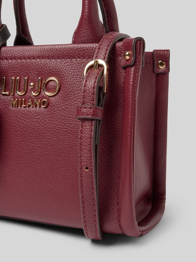 Liu Jo White Tote Bag in Leder-Optik Bordeaux 3