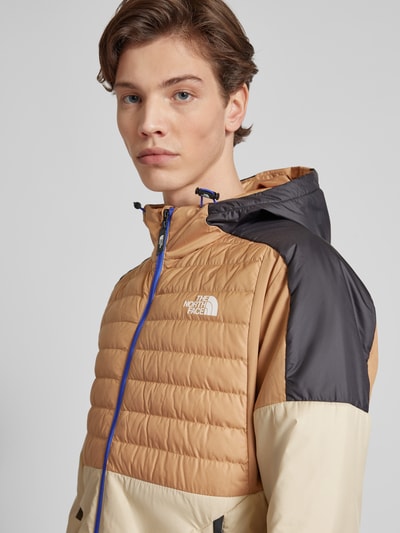 The North Face Gewatteerd jack met labelstitching, model 'Cloud' Beige - 3