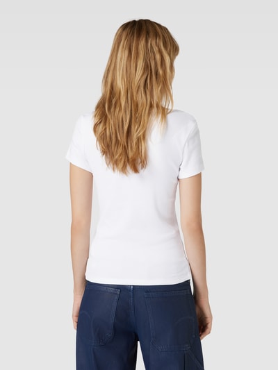 Tommy Jeans T-shirt met labeldetail Wit - 5