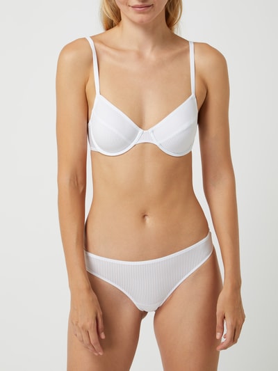 Esprit String mit Streifenmuster Weiss 1