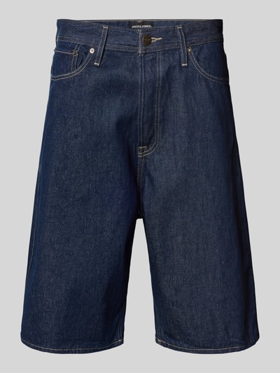 Jack & Jones Extra baggy fit korte jeans in 5-pocketmodel, model 'IRON' Donkerblauw - 2