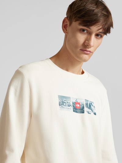 The North Face Sweatshirt met labelprint Offwhite - 3