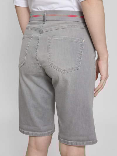 Angels Bermudy o kroju regular fit z elastycznym pasem model ‘SPORTY’ Jasnoszary 3