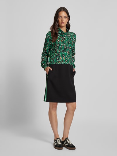 Marc Cain Knielanges Kleid im Double-Layer-Look Gruen 1