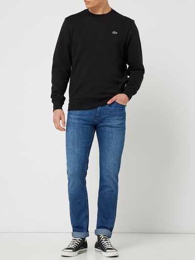 Lacoste Sweatshirt mit Logo Black 1