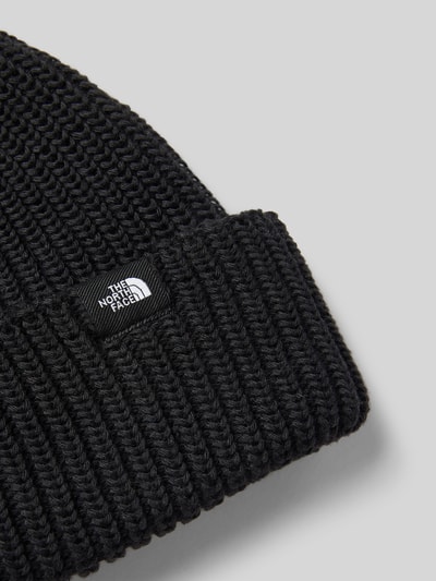 The North Face Strickmütze mit Label-Patch Black 2