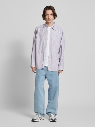 Jack & Jones Oversized vrijetijdsoverhemd met borstzak, model 'ATLAS' Antraciet - 1