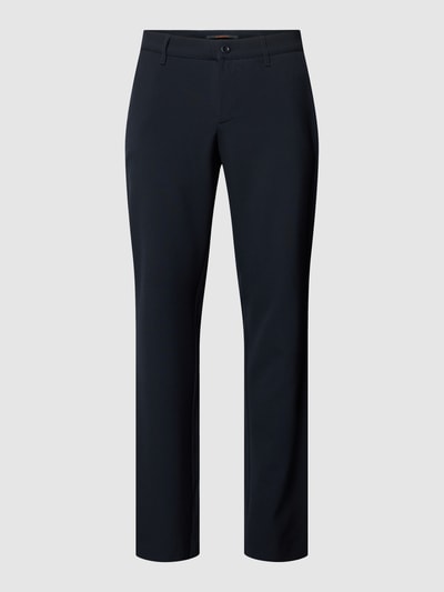 ALBERTO Slim fit broek met steekzak Marineblauw - 2