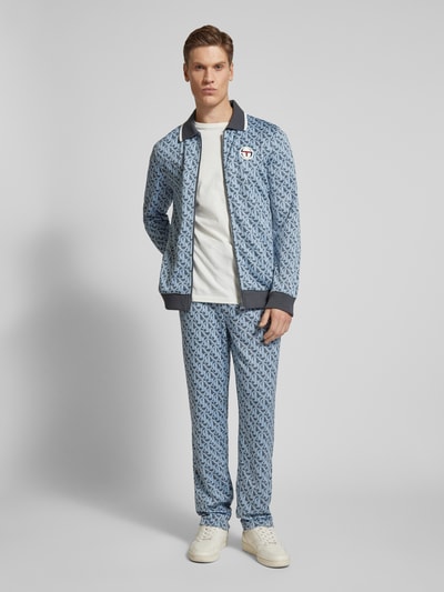 SERGIO TACCHINI Regular fit sweatpants met tunnelkoord, model 'PERRY' Lichtblauw - 1