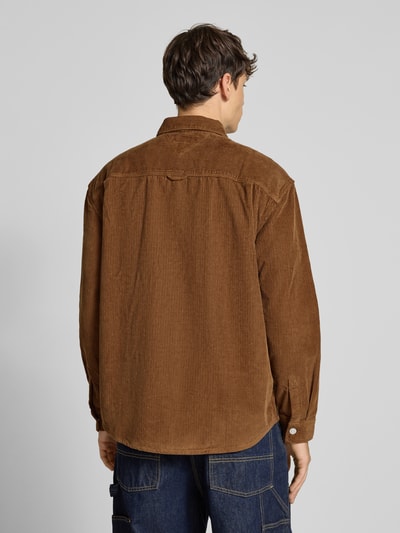 Tommy Jeans Relaxed Fit Cordhemd aus reiner Baumwolle Mittelbraun 5