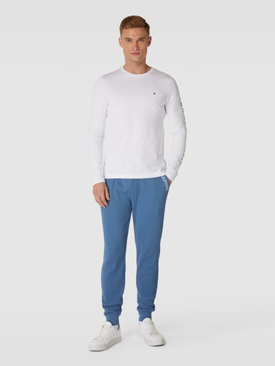 Tommy Hilfiger Joggingbroek met elastische band en tunnelkoord Blauw - 1