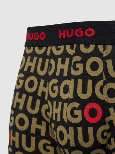 HUGO CLASSIFICATION Trunks mit elastischem Label-Bund im 3er-Pack Oliv 2