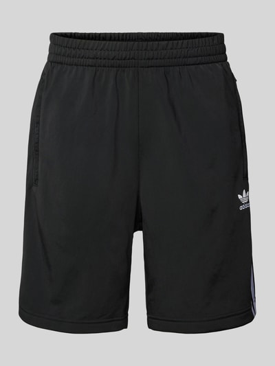 adidas Originals Relaxed Fit Shorts mit Reißverschlusstaschen Modell 'FBIRD' Black 2