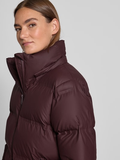 Neo Noir Steppjacke mit Reißverschlusstaschen Bordeaux 3