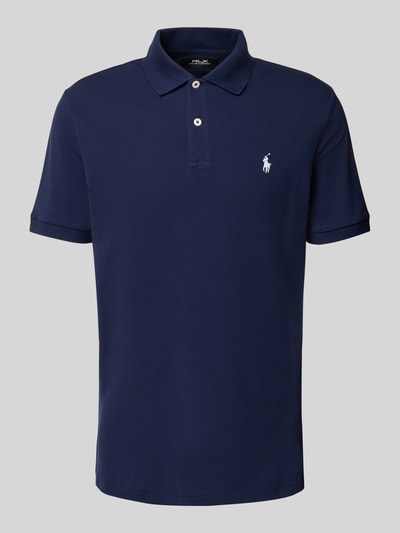 Polo Ralph Lauren Koszulka polo o kroju slim fit z wyhaftowanym logo Ciemnoniebieski 2