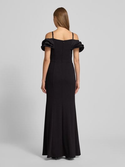 Christian Berg Cocktail Abendkleid mit Carmen-Ausschnitt Black 5