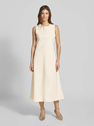 Tommy Hilfiger Tailliertes Etuikleid aus Baumwoll-Mix Weiss 4