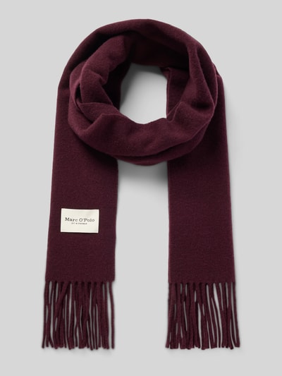 Marc O'Polo Schal aus reiner Schurwolle  Bordeaux 1