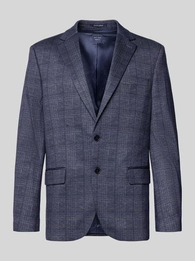 Christian Berg Men Regular Fit 2-Knopf-Sakko mit Pattentaschen Blau 2