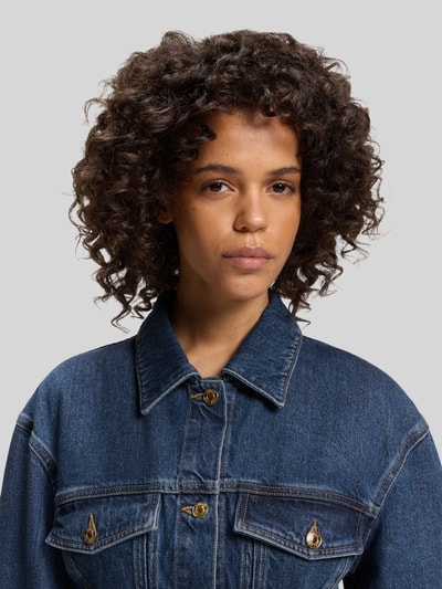 HUGO Slim Fit Jeansjacke aus reiner Baumwolle Modell 'HUGO ICON_3' Marine 3