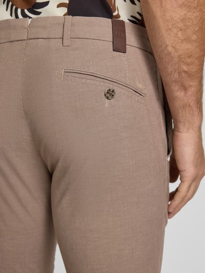 Mmx Slim Fit Chino aus reiner Baumwolle Sand 3