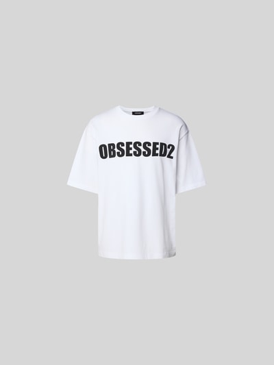 Dsquared2 T-Shirt mit Label-Print Weiss 2