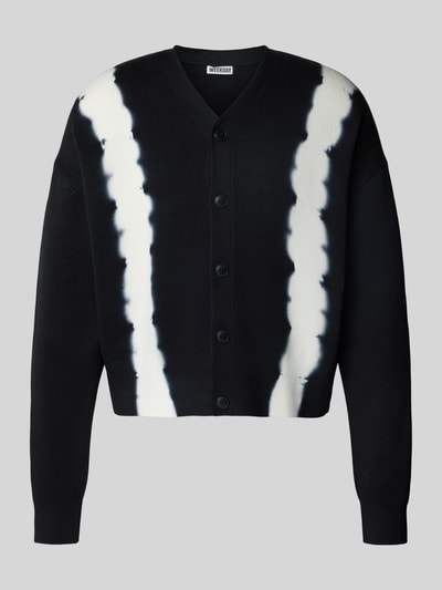 Weekday Gebreid jack met V-hals, model 'Konrad' Lichtblauw - 2