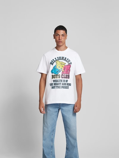 Billionaire Boys Club T-Shirt mit Statement-Print Weiss 4