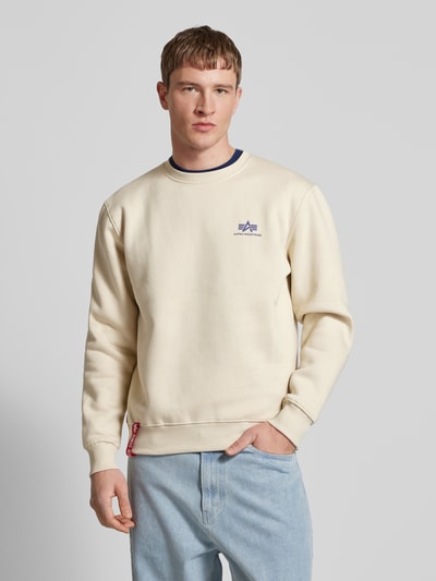 Alpha Industries Sweatshirt met labelprint Offwhite - 4