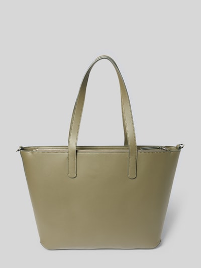 Marc O'Polo Shopper in leerlook en twee draagvarianten Olijfgroen - 4