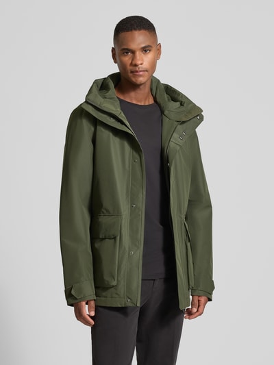 Didriksons Jack met klepzakken, model 'LIAM' Donkergroen - 4