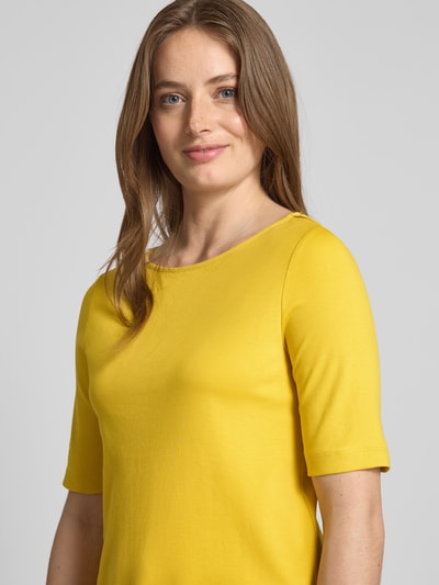 Christian Berg Woman T-shirt met ronde hals Mosterdgeel - 3