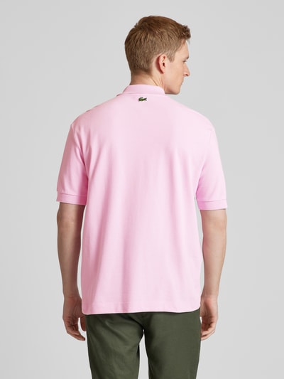 Lacoste Loose Fit Poloshirt mit Logo-Patch Hellrosa 5