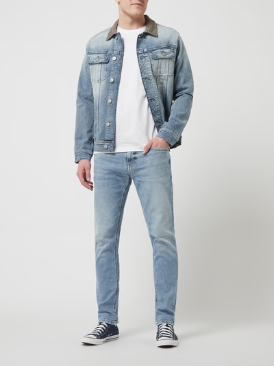 Tommy Jeans Slim fit jeans met stretch, model 'Austin' Jeansblauw - 1