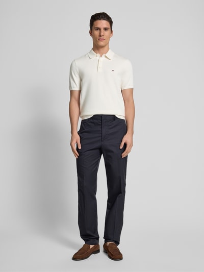 Tommy Hilfiger Regular fit poloshirt met logostitching Ecru - 1