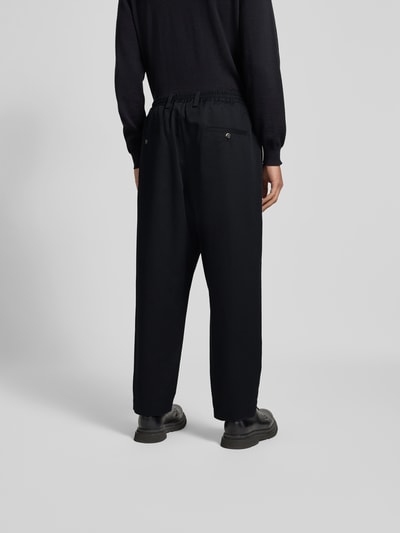 Marni Relaxed Fit Stoffhose mit Bundfalten Black 5
