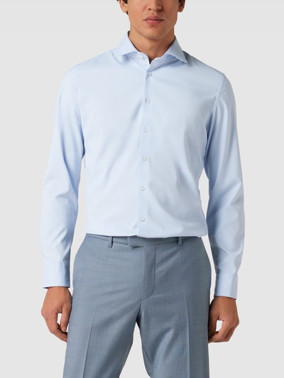 SEIDENSTICKER Koszula biznesowa o kroju Slim Fit z mankietami sportowymi Bleu 4