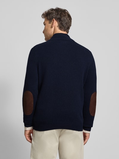 Barbour Regular fit schipperstrui van zuivere wol Marineblauw - 5