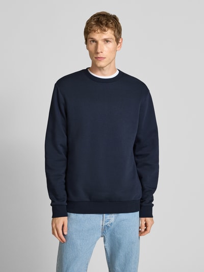 Only & Sons Regular Fit Sweatshirt aus Baumwoll-Mix Modell 'CERES' Dunkelblau 4