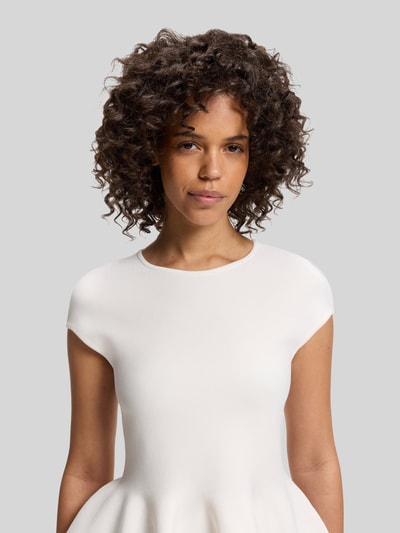 HUGO Regular Fit Top aus Viskose-Mix Modell 'Siefata' Offwhite 3